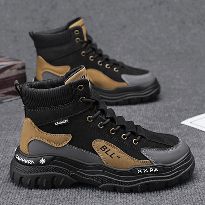 Herren Outdoor Sneaker Robust Verstärkte Sohle Wander Schuhe