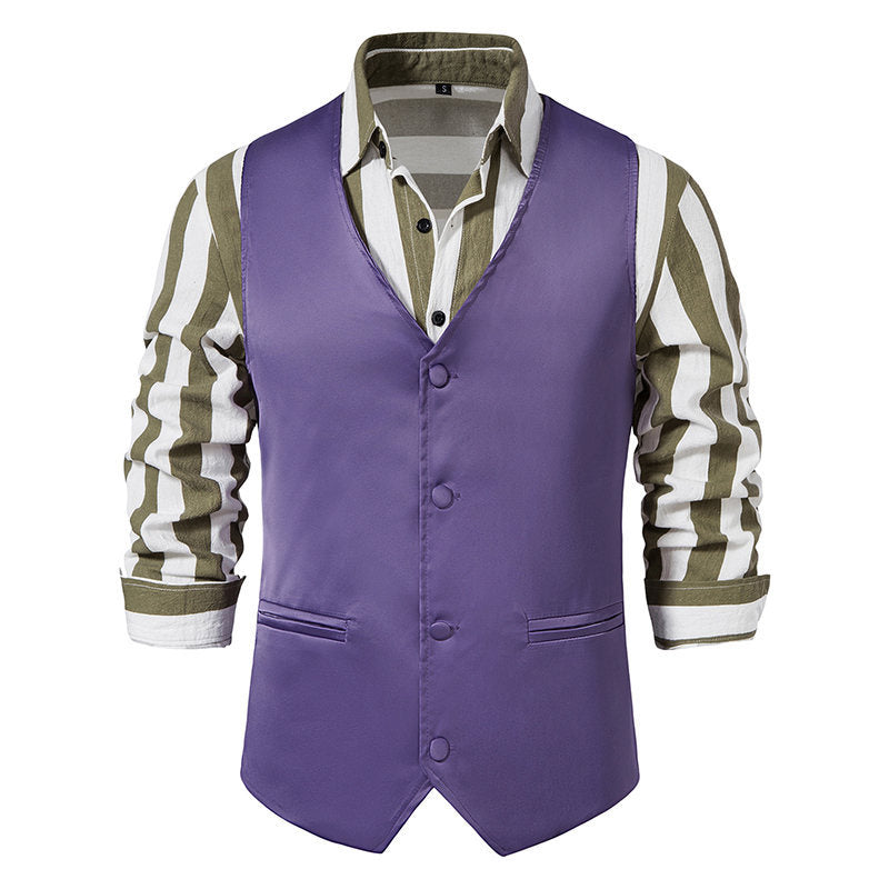 Herren Weste Modern Elegant Slim Fit