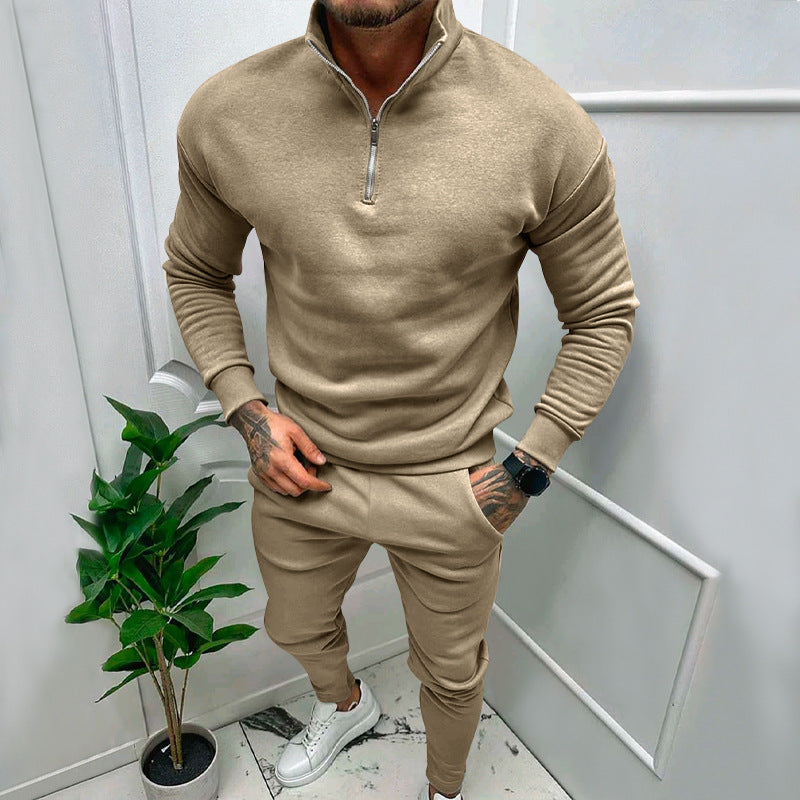 Herren Sportanzug Kapuzenjacke Mit Reißverschluss