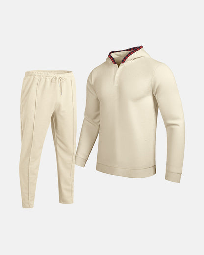 Herren Sportsatz Kapuzenpullover Atmungsaktiv Sportlich