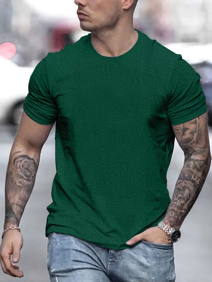 Bequemes Herren T-Shirt mit Struktur Optik