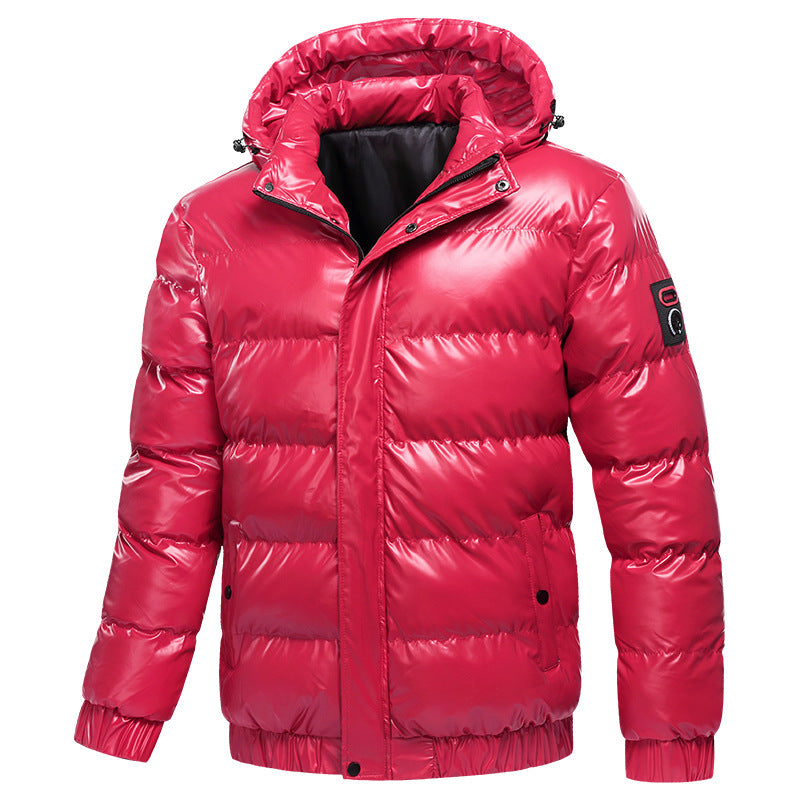 Herren Winterjacke Isolierend Warm Steppdetails Modern