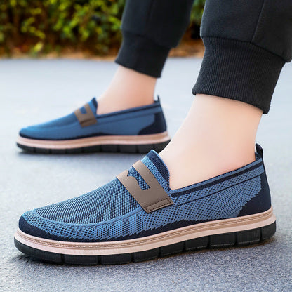 Damen Sport Schuhe Slip-On Elastisch Bequem - BerlinGlamour