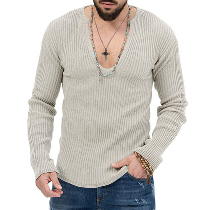 Herren Oberteil Figurbetont Slim Fit Mode