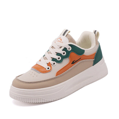 Damen Sneaker Hochplateau Atmungsaktiv Mode Schuhe