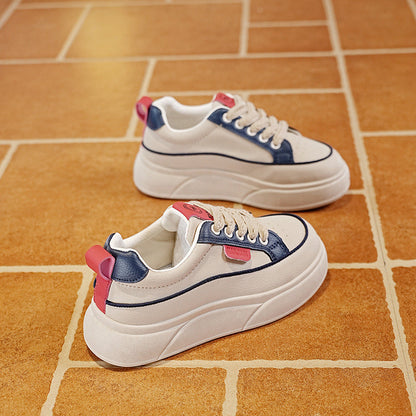Damen Plateausneaker Hoch Modisch Bequem