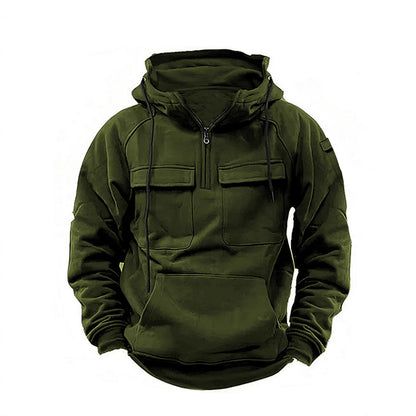 Herren Outdoor-Pullover Warm Isoliert mit Taschen