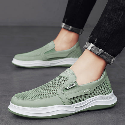 Damen Sneaker Slip-On atmungsaktiv bequem Mode