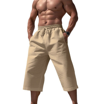 Herren Sommer-Shorts Bequem Elastisch Mit Taschen