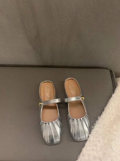 Elegante Damen Ballerinas Rüschendesign Modisch