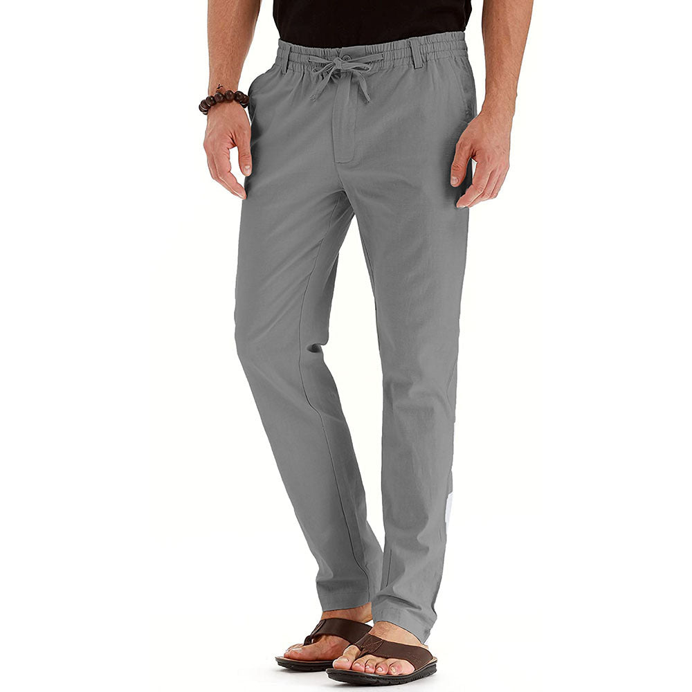 Herren Sommerhose Leichte Freizeithose Bequem