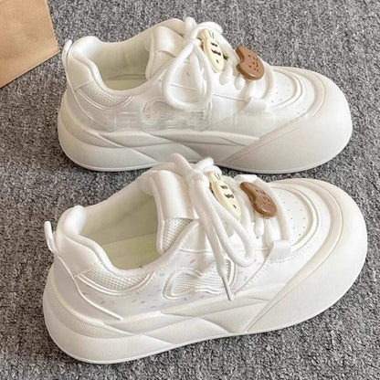 Damen Sneaker Tiermuster Komfort Schuhe Frauen - BerlinGlamour