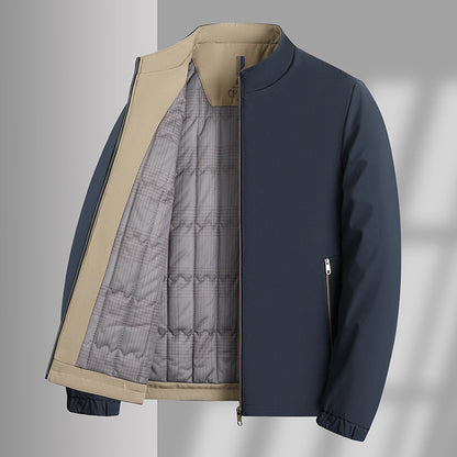 Herren Winterjacke Isoliert Stehkragen Warm