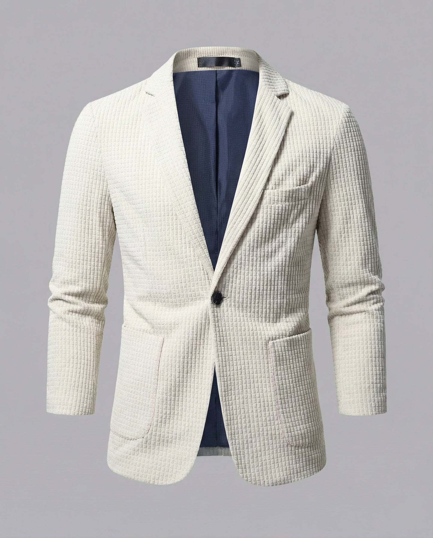 Maßgefertigter Herren Blazer Karierter Slim Fit