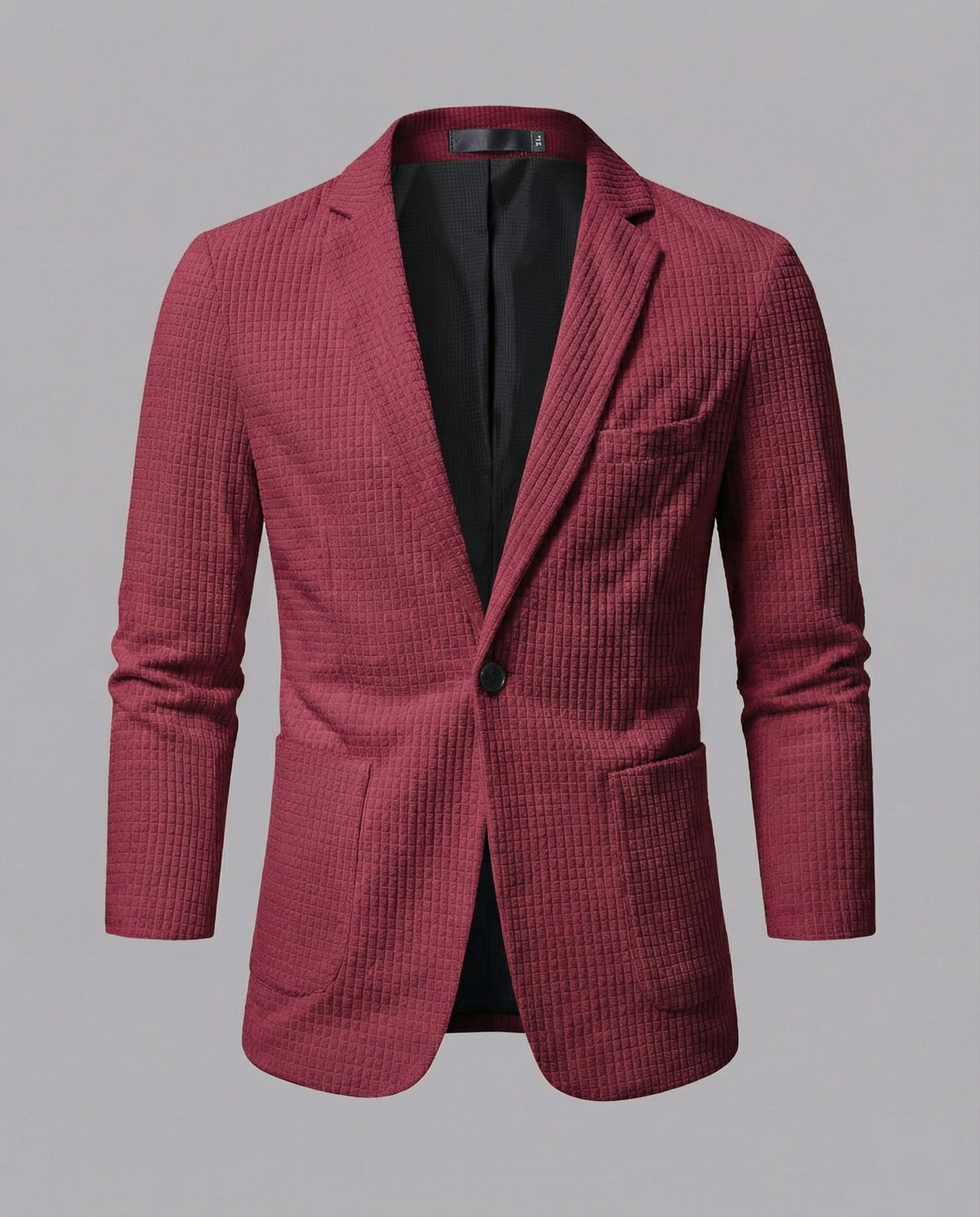 Maßgefertigter Herren Blazer Karierter Slim Fit