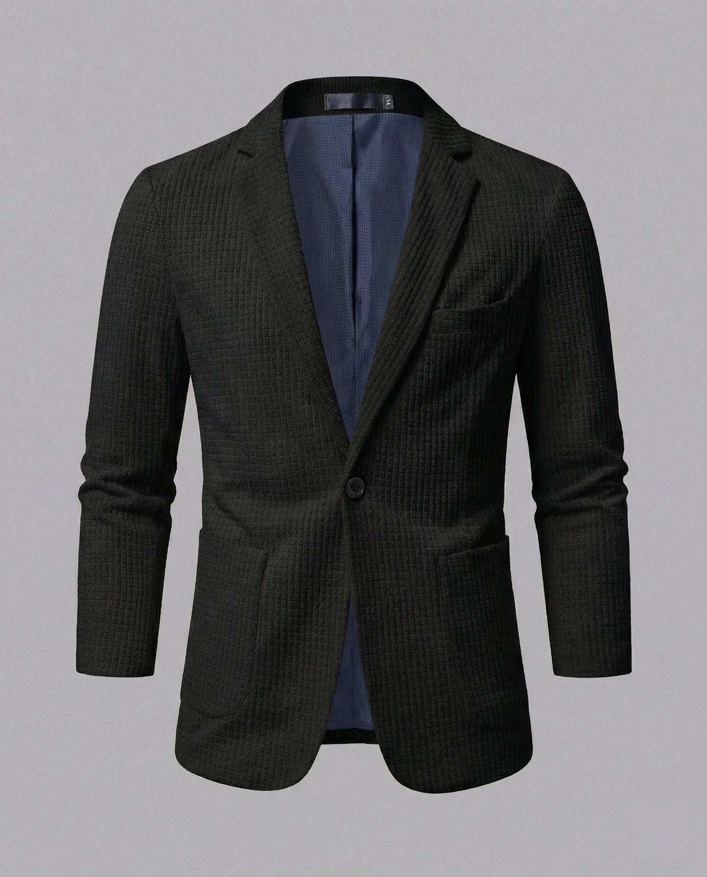 Maßgefertigter Herren Blazer Karierter Slim Fit