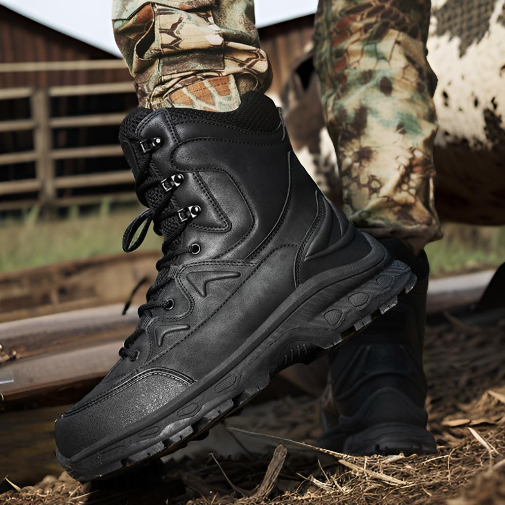 Herren Tactical Boots mit Knöchelschutz Rutschfest Outdoor