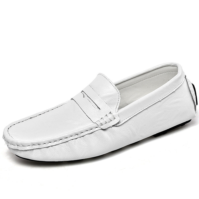 Damen Mokassins Leder Bequem Flexibel