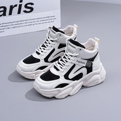 Damen Sneaker High-Top atmungsaktiv mit verstärktem Sohlenprofil