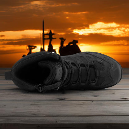 Herren Wanderschuhe Hoch Knöchelschutz Rutschfest Waterproof