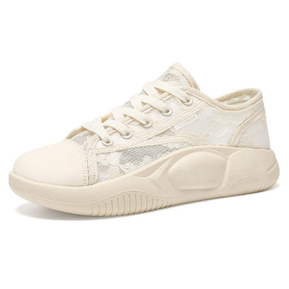 Damen Sneaker Atmungsaktiv Freizeit Schuhe Floral Design