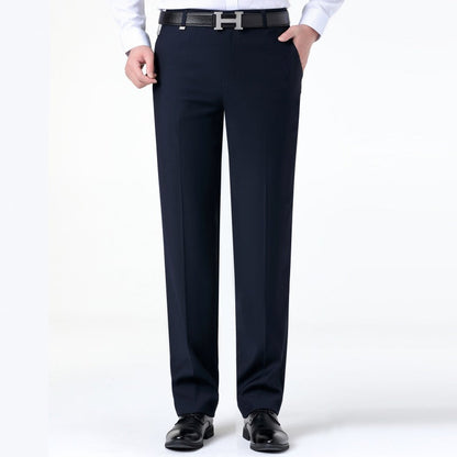 Herren Anzughose Elegant Slim Fit Strukturdesign