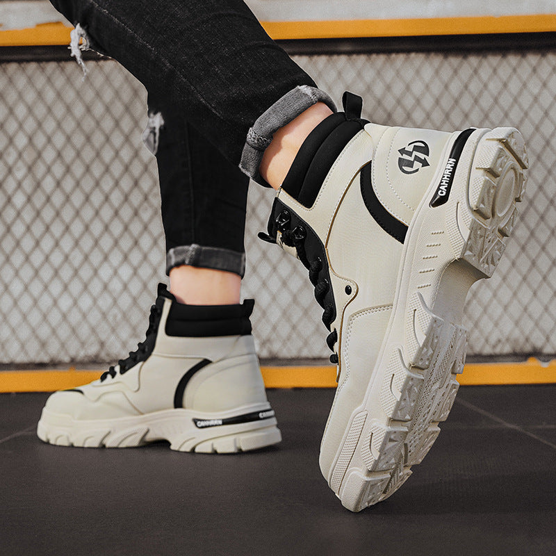 Damen Sneaker High-Top robust atmungsaktiv rutschfest