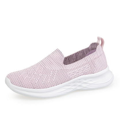 Damen Slip-On Schuhe Leicht Atmungsaktiv Freizeit