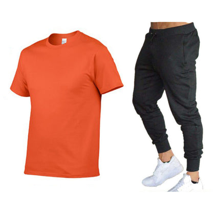 Herren Sportset Funktionales T-Shirt und Jogginghose Set