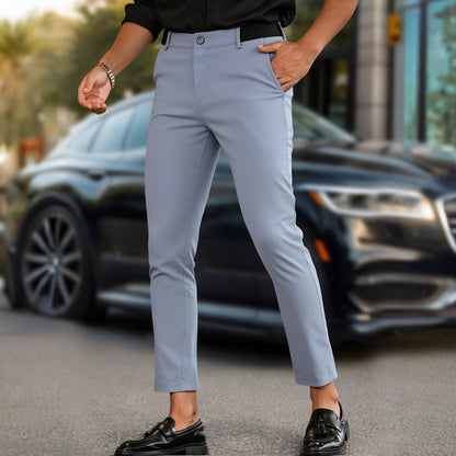 Herren Slim-Fit-Hose Modern Elegant Hochwertig