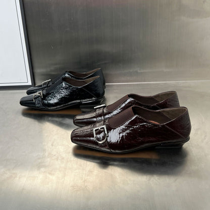 Damen Slipper Elegante mit Schnallenverschluss und Weichem Innenfutter
