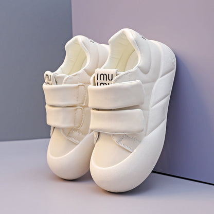 Damen Sneaker Bequem Klettverschluss Sportlich