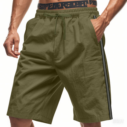 Herren Sporthose Elastisch Mit Seitentaschen Freizeit