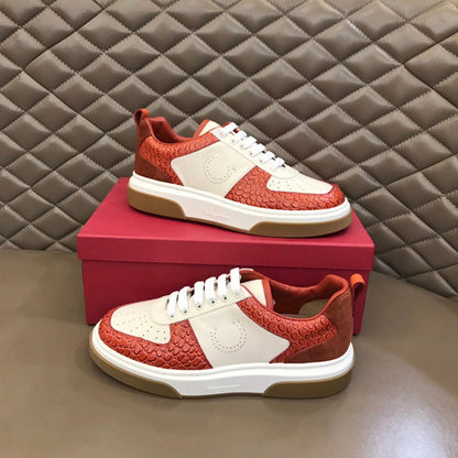 Damen Sneaker Schuppenmuster Komfortabel Sportlich