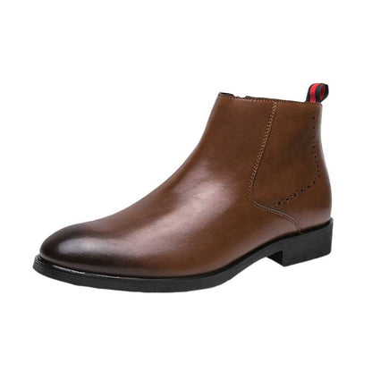 Damen Stiefeletten Elegante Schwarz Bequem Reißverschluss
