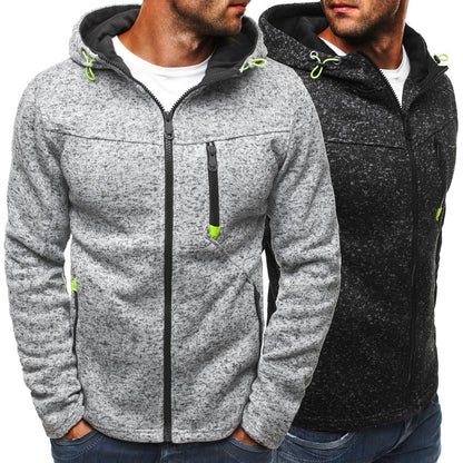 Herren Sportjacke atmungsaktiv Kapuzenjacke Funktionsshirt - BerlinGlamour