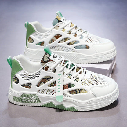 Damen Sneakers Atmungsaktiv Modisch Sportlich