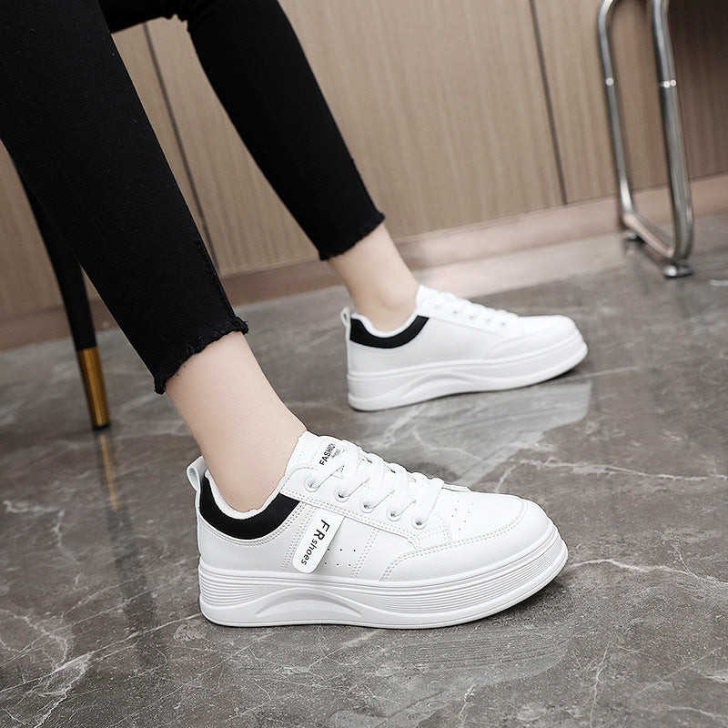 Damen Plateau Sneaker Atmungsaktiv Rutschfest Modisch