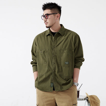 Herren Hemd mit Taschen Funktionsshirt Outdoor