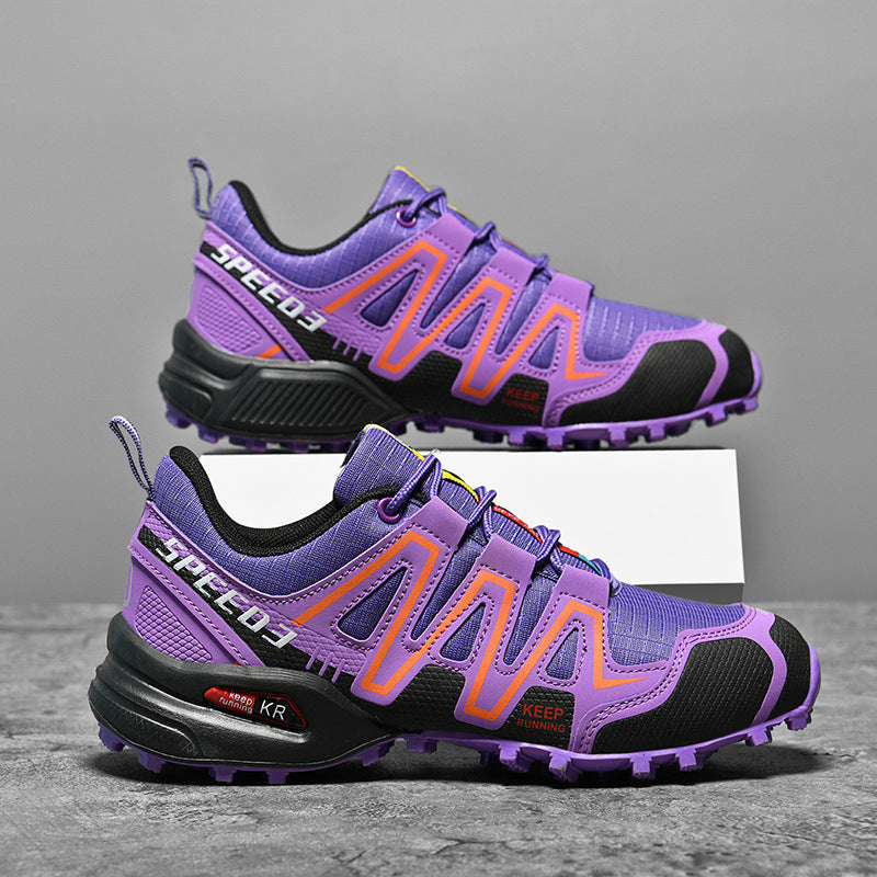 Laufschuhe Damen Trailrunning Atmungsaktiv Rutschfest