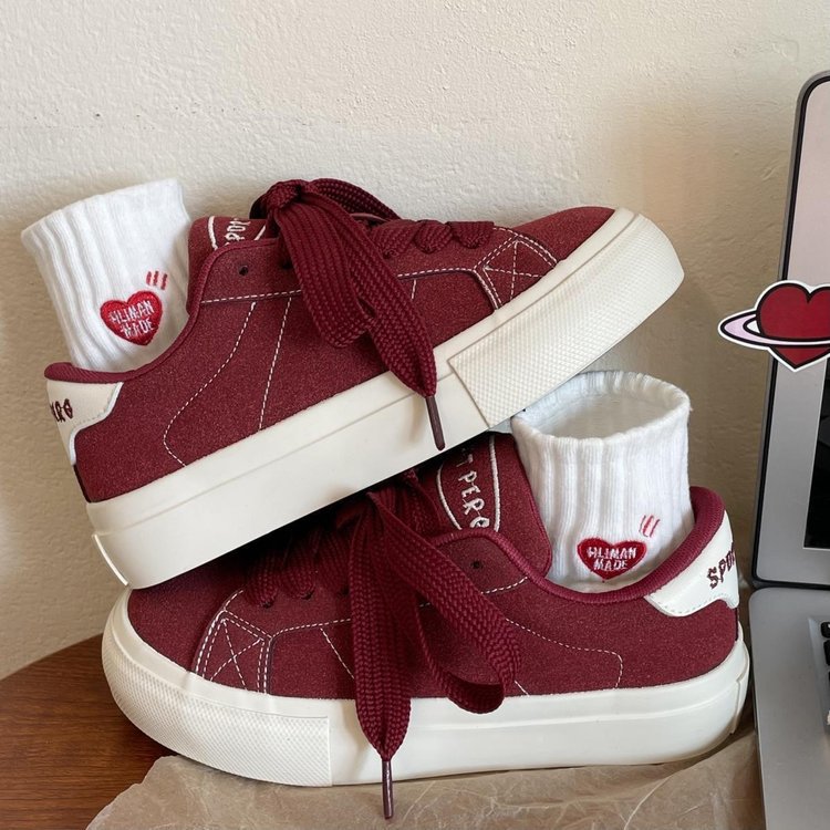 Damen Sneaker Hoch Sportlich Elegant Schnürung