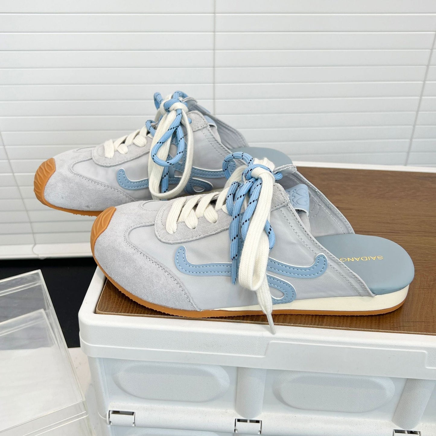 Damen Sneaker Atmungsaktiv Rutschfest Schwarz Sportlich