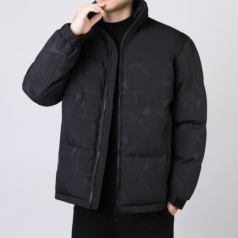 Herren Winterjacke Steppjacke Isoliert Warm