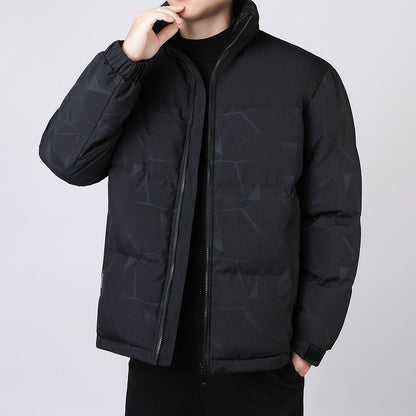 Herren Winterjacke Steppjacke Isoliert Warm
