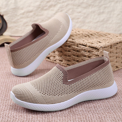 Damen Sneaker Atmungsaktiv Flexibel Mesh Schuhe Bequem