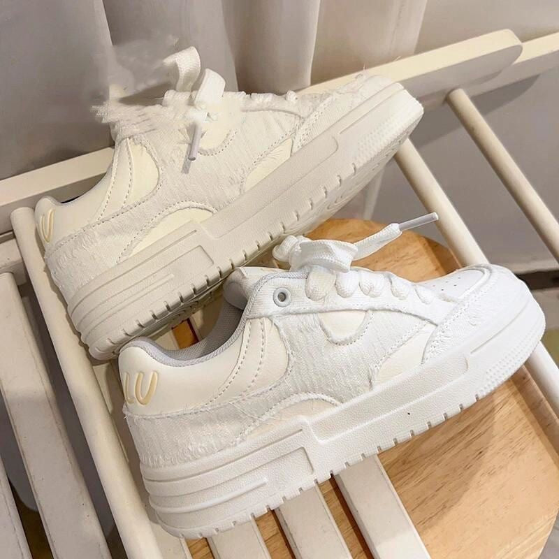 Damen Sneaker Sportlich Bequem mit Weichem Innenfutter