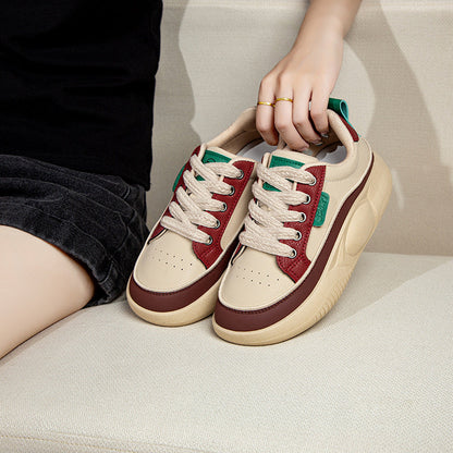 Damen Sneaker Bequem Retro Style Schuhe