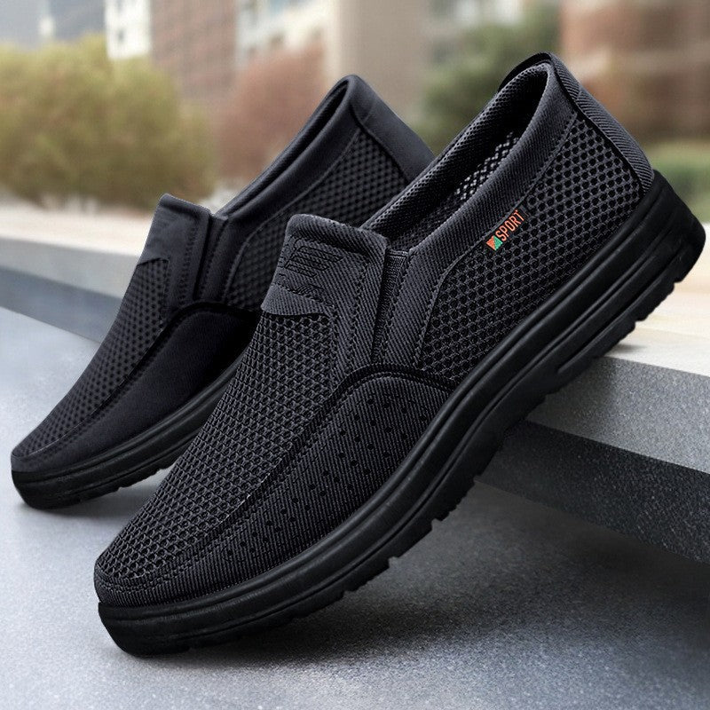 Damen Schuhe Bequem Luftdurchlässig Slip-On Sneaker