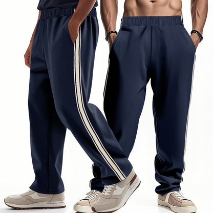 Herren Sporthose Bequem Elastisch Mit Streifen