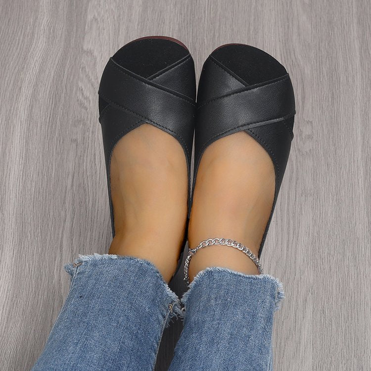 Damen Ballerinas Bequem Ergonomisch Komfort Schuhe